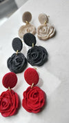 Boucles d’oreilles ROSALIA - roses chic & ultra légères